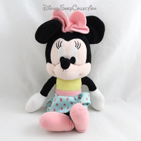 Plüsch Minnie NICOTOY Disney Blauer Rock