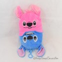 Peluche réversible Angel et Stitch DISNEY Lilo et Stitch bleu rose porte clés 16 cm