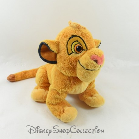 Peluche lion Simba DISNEY NICOTOY Le Roi lion yeux brodés 17 cm