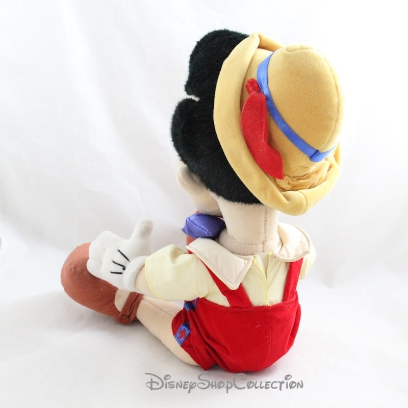 Peluche Pinocchio DISNEYLAND PARIS petit garçon pantin de bois Disn...