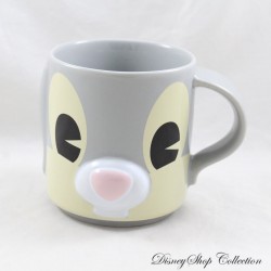 Mug en relief Pan Pan lapin DISNEY STORE Bambi visage tasse 3D Panpan gris 12 cm