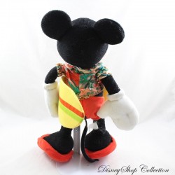 Peluche Mickey DISNEY Camiseta de Surf Pantalones Cortos Hawaianos Rojo 36 cm