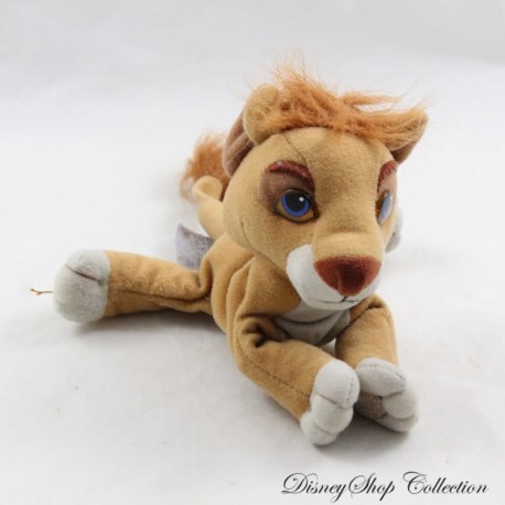 Peluche lion Kovu DISNEY Mattel Le Roi Lion 2 fils de Scar Vintage 1998 scratch 17 cm