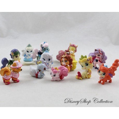 Lot de 12 figurines Palace Pets DISNEY Phidal animaux des Princesses pvc 8 cm