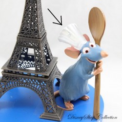 Figura de resina Rémy DISNEYLAND PARIS Ratatouille Torre Eiffel Disney chef 20 cm