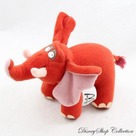 Peluche sonore Tantor éléphant DISNEY McDonald's Tarzan marron Happy Meal 17 cm