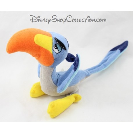 Peluche de pájaro Zazu DISNEYLAND PARÍS El Rey León Azul 34 cm