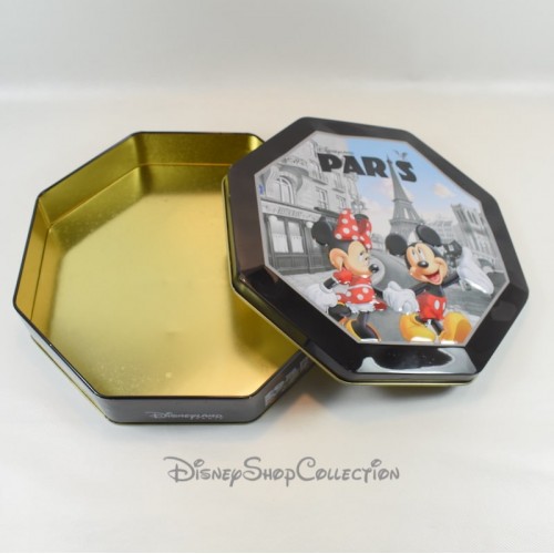 Mickey Minnie Iron Box DISNEYLAND PARIS Eiffel Tower Bis...