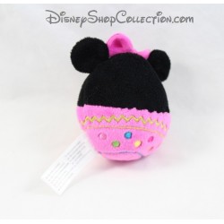 Peluche balle Minnie DISNEY NICOTOY oeuf rose noeud 9 cm