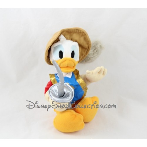 mickey donald goofy the three musketeers plush