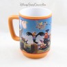 Dumbo Becher DISNEY STORE orangefarbener Keramikbecher