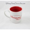 Minnie DISNEYLAND PARIS white and red ceramic cup mat mug 