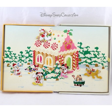 Set de pin's Mickey et ses amis DISNEY STORE Scène de Noel