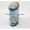 Ancienne boite DISNEYLAND PARIS tole vintage métal fer ovale multi personnages 14 cm