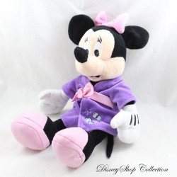 Plush Minnie DISNEY NICOTOY Bathrobe Purple Soap Bubbles 25 cm