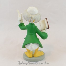 Entenharz Figur Donald Dingue DISNEY Hachette Stipendiat Ludwig von Drake 13 cm