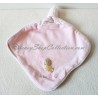 Doudou plat Lady DISNEY BABY La Belle et le Clochard " D is for Dog " rose rayé