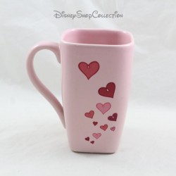 Winnie DISNEY STORE Pink Heart Embossed Mug