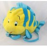 Peluche sac à dos poisson Polochon DISNEY JEMINI La petite sirène 27 cm