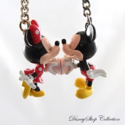 Porte-clés duo Mickey et Minnie DISNEYLAND PARIS coeur aimanté