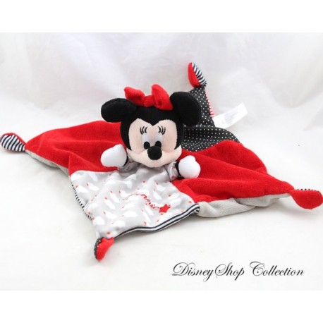 Minnie Flache Decke DISNEY NICOTOY Quadratisch Rot Grau Schwarz Wolke