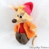 Plush Jack mouse DISNEYLAND PARIS Cinderella orange 23 cm