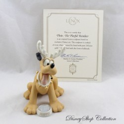 Figura Perro Plutón DISNEY Lenox Pluto The Playfun Reno Reno Porcelana Blanca 11 cm (R18)