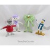 Lot de 4 figurines Bernard et Bianca DISNEY Orville et Frank