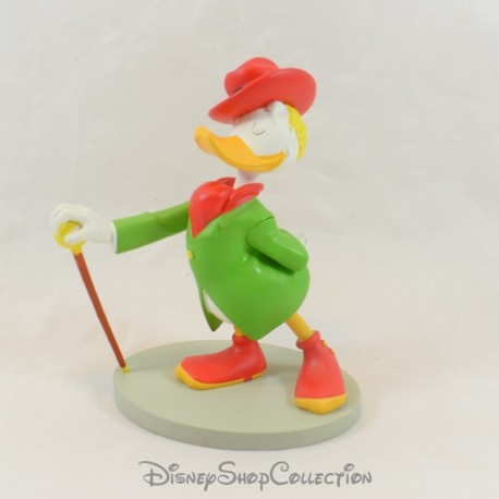 Figura de resina pato Gontran Bonheur DISNEY Hachette primo de Donald 15 cm