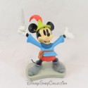 Mickey Mouse Resin Figurine DISNEY Mickey Hachette Mickey a Hero Suit in Spite of Himself 13 cm