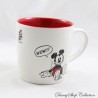 Mug Mickey DISNEYLAND PARIS croquis BD bande dessinée blanc céramique Disney 8 cm