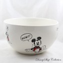 Mickey Salatschüssel DISNEYLAND PARIS Skizze Comic aus weißer Keramik Disney 23 cm