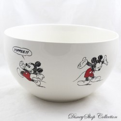 Mickey Salatschüssel DISNEYLAND PARIS Skizze Comic aus weißer Keramik Disney 23 cm