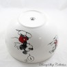 Ensaladera Mickey DISNEYLAND PARIS boceto cómic cerámica blanca Disney 23 cm