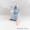 Porte clés peluche Rémy DISNEY Ratatouille rat bleu 11 cm