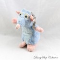 Porte clés peluche Rémy DISNEY Ratatouille rat bleu 11 cm