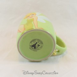 Mug Fée Clochette DISNEYLAND PARIS Tinker Bell vert tasse Disney 11 cm