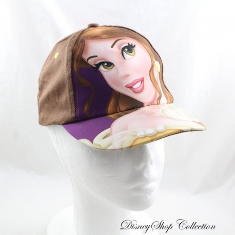 Gorra Princesa Belle DISNEY La Bella y la Bestia Marrón Diamantes de Imitación Talla 54