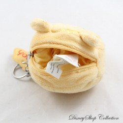 Stuffed Coin Purse Winnie the Pooh DISNEY STORE Round Yellow 10 cm