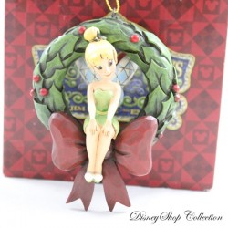 Suspension figurine fée Clochette DISNEY TRADITIONS Jim Shore ornement fée Clochette avec couronne Noël résine 10 cm RARE