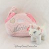 Marie DISNEY STORE Les Aristocats Gatto Peluche Bianco Rosa Cuore 20 cm