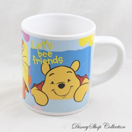 Tazza Winnie the Pooh DISNEY Let's bee friends Pimpi Tigro e Winnie 10 cm