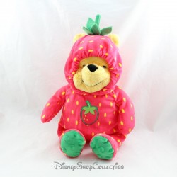 Peluche Winnie l'ourson NICOTOY Disney déguisé en fraise