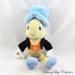 Peluche Jiminy Cricket DISNEY STORE Pinocchio conscience officielle bean 28 cm