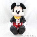 Peluche Mickey Mouse DISNEYLAND PARIS smocking satin classique 36 cm