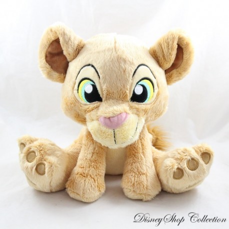 Leona de peluche Nala DISNEY PARK Pies Grandes Pies Grandes Ojos Bordados 27 cm