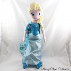 Elsa plush doll DISNEY STORE Frozen Princess blue dress 50 cm