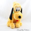 Vintage Pluto DISNEYLAND Collare Seduta Cane di Peluche Verde Linguetta Esterna 26 cm