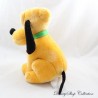 Peluche chien Pluto DISNEYLAND vintage assis collier vert langue dehors 26 cm