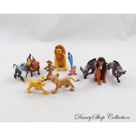 Set of 10 DISNEY Mufasa Rafiki Pumba Timon... PVC Playset